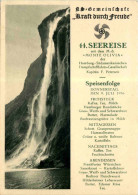 NS-Gemeinschaft Kraft Durch Freude - 44. Seereise Mit Der MS Monte Olivia - War 1939-45