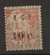 1891 MH  Nouvelle Caledonie  Yvert 11 - Unused Stamps