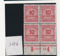 1  Bloc  Block   4 Timbres     Mi  :318 A    **      Deutsches  Reich - Ongebruikt