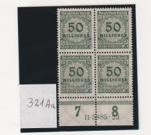 1  Bloc  Block   4 Timbres     Mi  :321 A    **      Deutsches  Reich - Ongebruikt