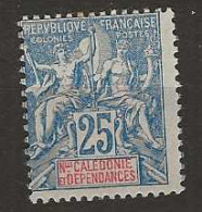 1900 MH  Nouvelle Caledonie  Yvert 62 - Unused Stamps