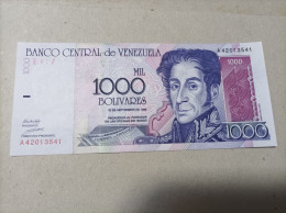 Billete Venezuela, 1000 Bolivares, Año 1998, Serie A, UNC - Venezuela