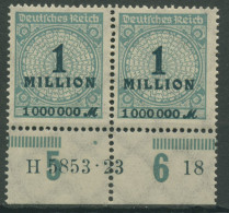 Deutsches Reich 1923 Hausauftragsnummer 314 AP HAN 5853.23 Postfrisch - Ongebruikt