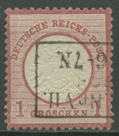 Deutsches Reich 1872 Adler Mit Großem Brustschild 19 Gestempelt - Usados