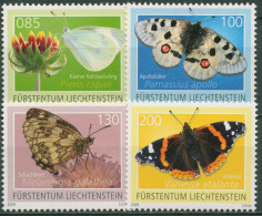 Liechtenstein 2009 Insekten Schmetterlinge 1528/31 Postfrisch - Nuovi