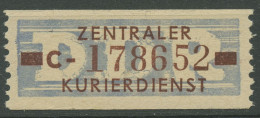 DDR 1958 Wertstreifen Für Den ZKD 20 C Postfrisch - Autres & Non Classés