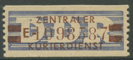 DDR 1958 Wertstreifen Für Den ZKD 21 E Nachdruck Postfrisch - Autres & Non Classés