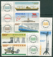 Polen 1966 Posener Messe Industrie 1674/79 Zf Postfrisch - Unused Stamps