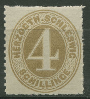Schleswig-Holstein 1865/67 Ziffern Im Oval 17 Postfrisch - Schleswig-Holstein