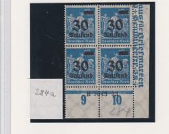 1  Bloc  Block   4 Timbres     Mi  :284 A     **      Deutsches  Reich - Ongebruikt