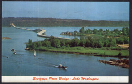 United States - Circa 1970 - Lake Washington - Evergreen Point Bridge - Bellevue