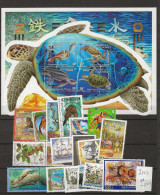 2002 MNH Nouvelle Caledonie Year Collection ALMOST Complete According To Michel. - Volledig Jaar