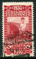 AUSTRIA 1910 80th Birthday Of Franz Joseph 60 H..used  Michel 173 - Gebraucht