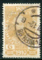 AUSTRIA 1910 80th Birthday Of Franz Joseph 6 H..used  Michel 165 - Used Stamps