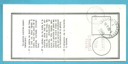 Roodfrankeering Op VISVERLOF / PERMIS DE PECHES / 1986 Met Stempel + Met Naamstempel LA ROCHE-EN-ARDENNE - 1980-99