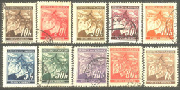 441 Allemagne Reich 1939 10 Diff Leaves Feuilles Arbre Tree Bohemia Moravia Occupation (5h 30h 1k MH * Neuf) (GNZ-121) - Altri & Non Classificati