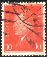 440 Allemagne 1926 Friedrich Ebert 10 Pf Orange (GER-18) - Usati