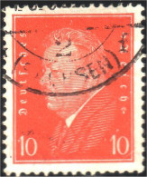 440 Allemagne 1926 Friedrich Ebert 10 Pf Orange (GER-19) - Usati