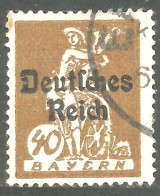 438 Bavière Bayern Bavaria 1920 Electricity (GES-133b) - Afgestempeld