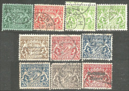 438 Germany Bayern Taxe Postage Due Surcharge Freistaat (GES-96) - Afgestempeld