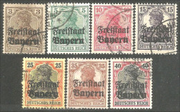 438 Germany Bayern 1919 Surcharge Freistaat (GES-95) - Afgestempeld