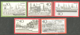 446 Germany Aix Aachen Hambourg Ships Bateaux Schiffe MNH ** Neuf SC (GEF-199) - Bateaux