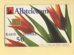 Télécarte : Albanie : Fleurs / Série 0503 888410 - Albania