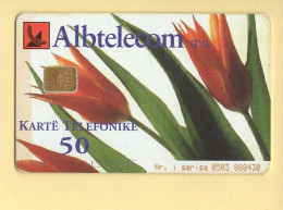 Télécarte : Albanie : Fleurs / Série 0503 888430 - Albanie