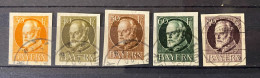 Bayern - 1920 - Michel Nr. 99/103 B - Gestempelt - 100 Euro - Afgestempeld