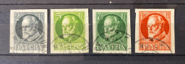 Bayern - 1920 - Michel Nr. 110 B, 112/113 B, 115 B - Gestempelt - 70 Euro - Afgestempeld