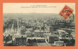 A509 / 537 03 - MONTLUCON Panorama Du Quartier De La Gare Et Du Lycée - Montlucon
