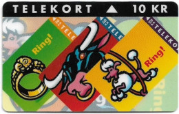 Denmark - TS - New Definitive Cards - TDTP097A (Cn.4453) - 05.1995, 10Kr, 1.000ex, Used - Denmark