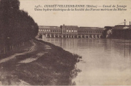131501 - Villeurbanne - Cusset - Canal De Jonage - Villeurbanne