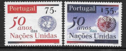 Nações Unidas 50 Anos - Unused Stamps