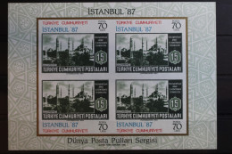 Türkei Block 24 Mit 2700-2701 Postfrisch Briefmakenausstellung #RR465 - Andere & Zonder Classificatie