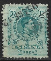 Spain 1909. Scott #303 (U) King Alfonso XIII - Used Stamps