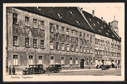 AK Augsburg, Strassenpartie Am Fuggerhaus  - Augsburg