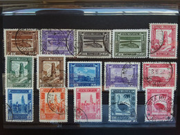 COLONIE ITALIANE - SOMALIA 1932 - Pittorica - 1° Emissione - Nn. 167/81 Timbrati - Incompleta - Valore Sassone 380 Euro - Somalia