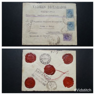 ESPAÑA. MONARQUIA  AÑO 1915.CARTA CIRCULADA. - Covers & Documents