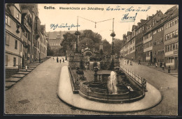 AK Gotha, Wasserkünste Am Schlossberg  - Gotha