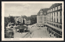 AK Augsburg, Café Königsbau Am Königsplatz  - Augsburg