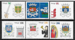 Brasões Dos Distritos De Portugal  3º Grupo - Unused Stamps