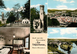 73917180 Hann. Muenden Gaststaette Zur Tillyschanze Gastraum Stadtblick Zusammen - Hannoversch Muenden