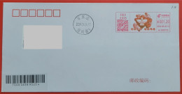 China Cover International Drug Control Day (Shijiazhuang, Hebei) Colored Postage Machine Stamp First Day Actual Shipping - Enveloppes