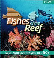 Australia 2010 Fishes Of The Reef  Booklet 10 X 60c Mint - Poissons