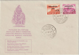 Iceland FDC 1953 Help To The Netherlands Overprinted Welfare Stamps. Postal Weight 0,04 Kg. Please Read Sales Conditions - FDC