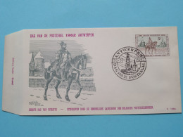 Dag Van De Postzegel 1962 Antwerpen ( Zie/voir SCANS ) Enveloppe P.100a < Edit. Rodan ! - 1961-1970