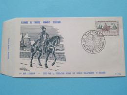 Dag Van De Postzegel 1962 Tournai ( Zie/voir SCANS ) Enveloppe P.100g < Edit. Rodan ! - 1961-1970