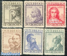 Austria 1934 Architects 6v, Unused (hinged), Art - Architects - Unused Stamps