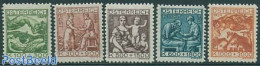 Austria 1924 Youth Welfare 5v, Unused (hinged), Health - Anti Tuberculosis - Health - Unused Stamps